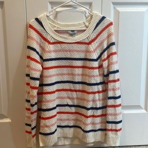 old navy striped sweater